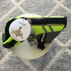 NEW Sports Style Reflective Padded Dog Safety Vest w/Handle, Sz XS